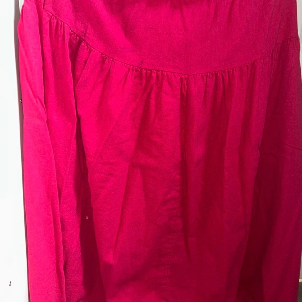 Wild Fable Pink Ruched A-Line Skirt for Night Out